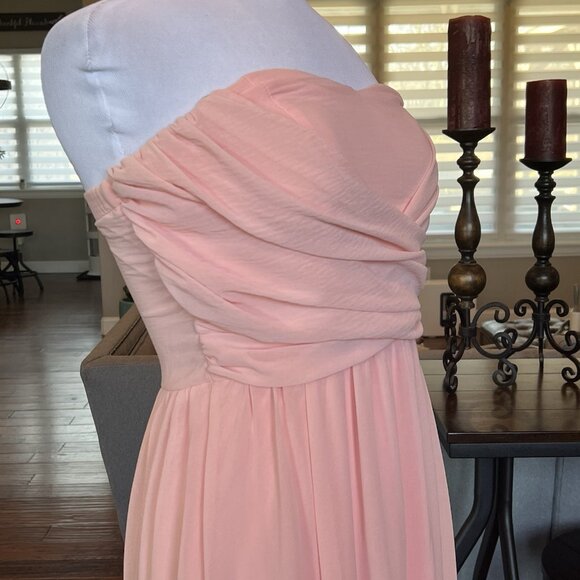 Lulu's Blush Strapless Maxi Dress - Picture 10 of 14